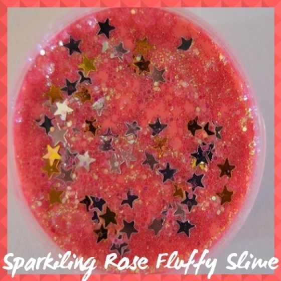 FLS019  Sparkling Rose Fluffy Slime sub Category pic